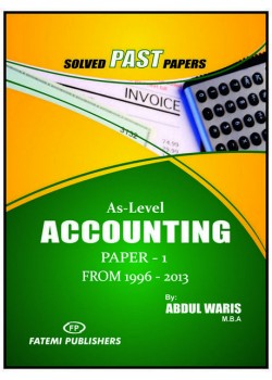 A/L Account Paper 1 Solved 